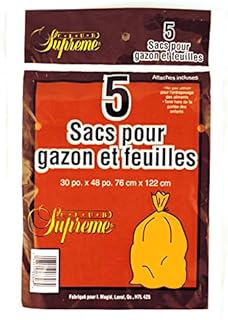 Club Supreme Extra Large Drawstring Trash Bags - Lawn & Leaf Garbage Bags With Ties 100 Units (Case Of 20 Packs X 5 = 100 ...