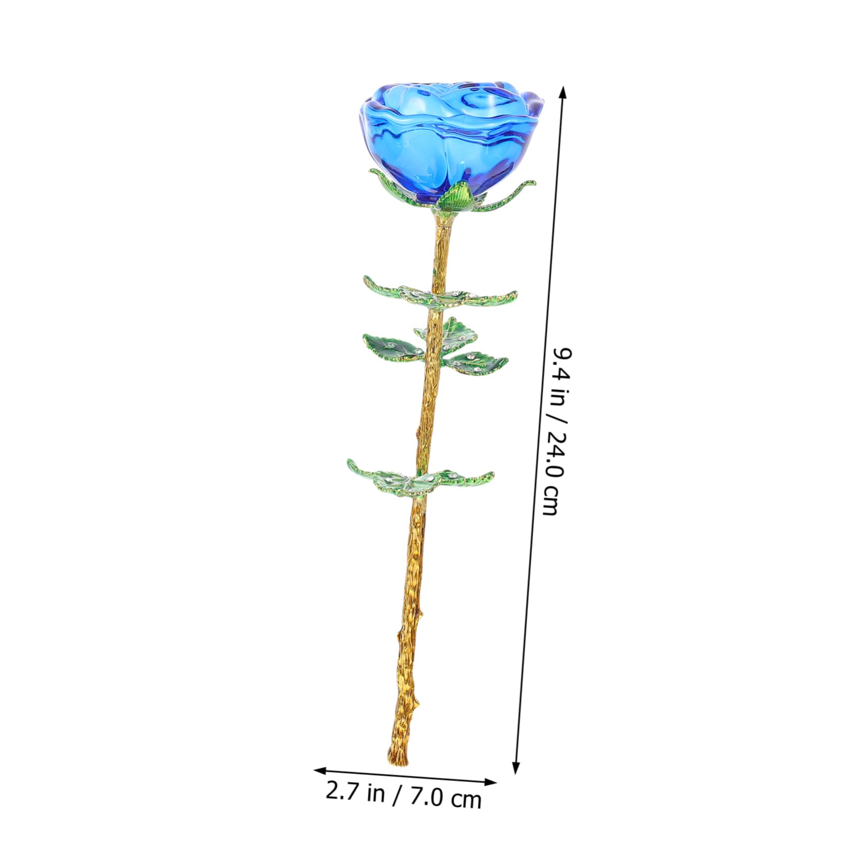 Artificiales De para Decoración De Bodas Adorno Floral De para y Rosa Azul Verdes