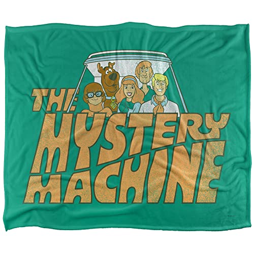 Plaid Scooby Doo Mystery Machine idée cadeau idéale couverture douce 152x127cm