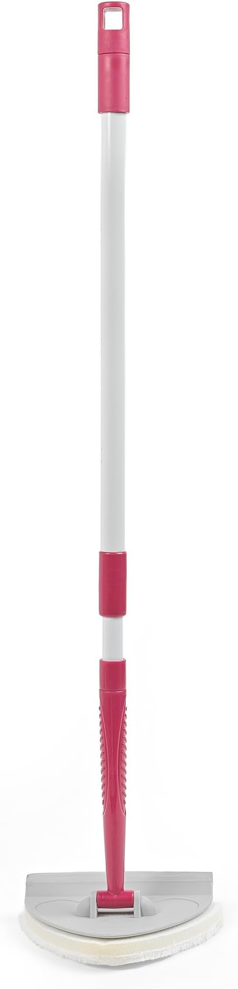 Kleeneze KL076533EU7 Double-Sided Bathroom Cleaner - Multipurpose Flat Mop with Telescopic Handle, Hard Floor Cleaner with Pointed Head, Ideal for Showers, Mirrors and Tiles, Sponge & Squeegee Sides