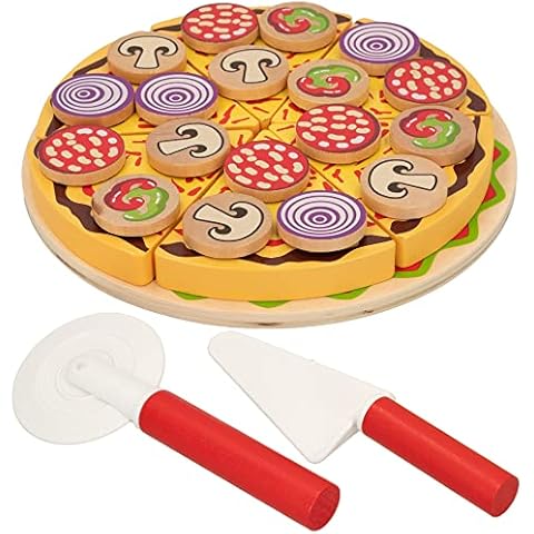 Juego de pizza de madera autoadhesiva WOOMAX Cover