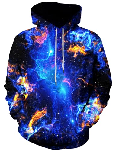 Yasswete Sudaderas Con Capucha Unisex Con Estampado 3D Con Cordón Y