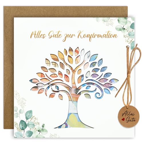 Geschenke zur Konfirmation Jungen Mädchen Geldgeschenk Konfirmation Karte Konfirmationskarten Konfirmationsgeschenke für Jungs Mädchen