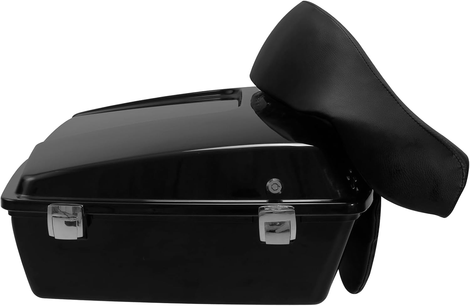 SLMOTO King Backrest Pad Box Trunk Back Rest Fit for Harley Touring 1997-2013 Tour Trunk Road King, Road Glide, Street Glide, Electra Glide, Ultra-Classic