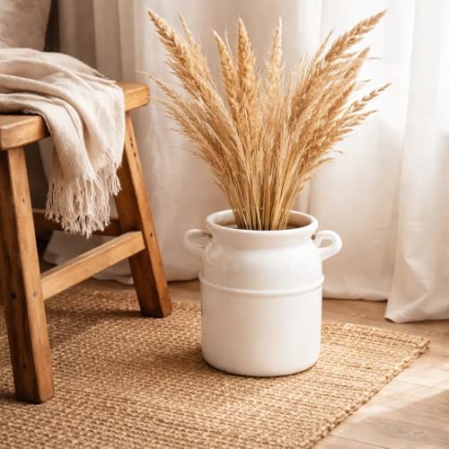Image of SPHINX Decorative Ceramic Vase, Flower Vase, Pampas Grass Vase, Ceramic vase for Living Room,Ceramic vases for Home Decoration Glossy Finish 6 inch-Handi