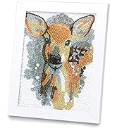 AyuqEjus 5D Diamond Painting Kits for Kids with 7.1"X7.1"Wooden Frame, Diamond Art for Kids Ages ...