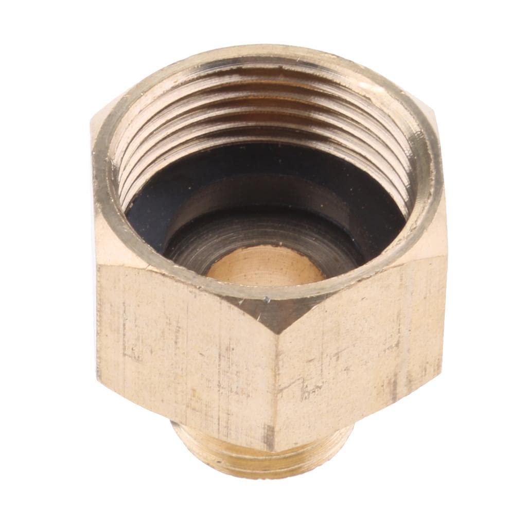 CALANDIS® Pressure Washer Swivel Brass Hose Adapter Connector 22mm F to 14mm M- Flat-image-40