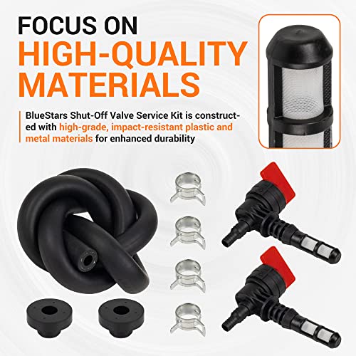 Bluestars 192980GS 90 Degree Fuel Shut Off Valve Service Kit - For Bs 78299Gs 80270Gs Kohler 25 462 03-S 25-462-03-S Rotary 13116 Portable Generator Lawn Mowers Pressure Washer thumb #3