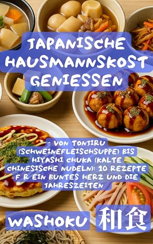 Japanische Hausmannskost genießen: - Von Tonjiru (Schweinefleischsuppe) bis Hiyashi Chuka (kalte chinesische Nudeln): 10 Rezepte für ein buntes Herz und die Jahreszeiten –