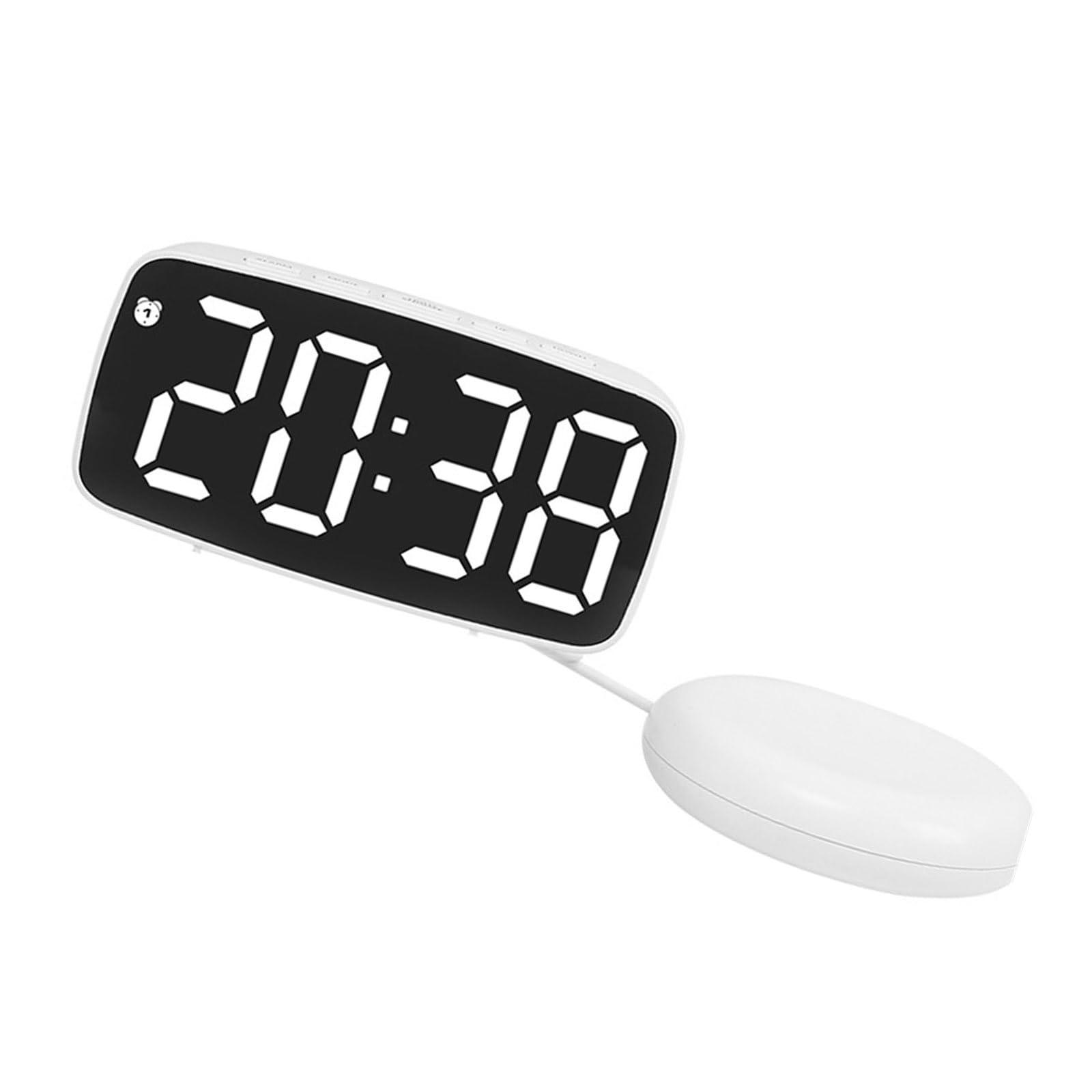 Kalttoy A Contemporary Digital Clock Brightness Voice Ctivated Larm Temperature Sensoring Bedroom Decoration Larm Clock