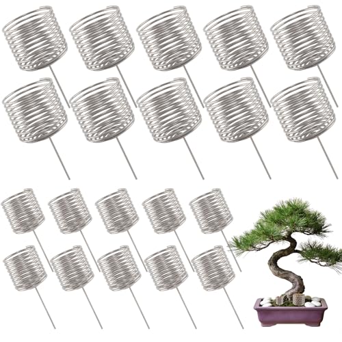 Set 50 cestas de fertilizante para bonsái de acero inox