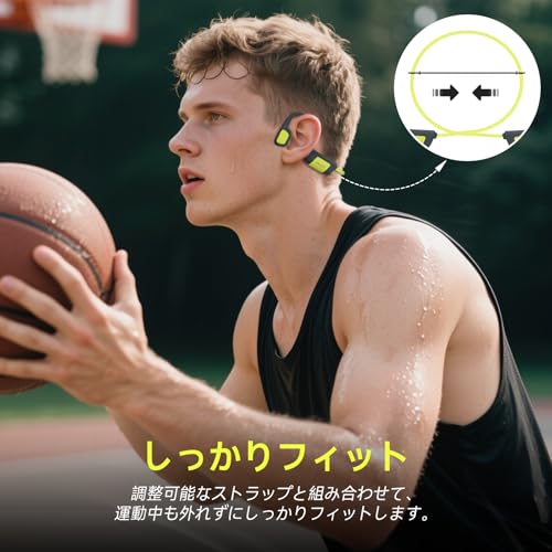 IFECCO 骨伝導イヤホン IP68 水泳用 完全防水- ワイヤレス6.0, 32GB内蔵 MP3, 超軽量, こつでんどう イヤホン, プール ランニング サイクリング対応 商品画像5