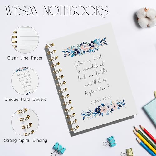 Carnet floral chrétien WFSM - Journal de prière et notes de versets - 2
