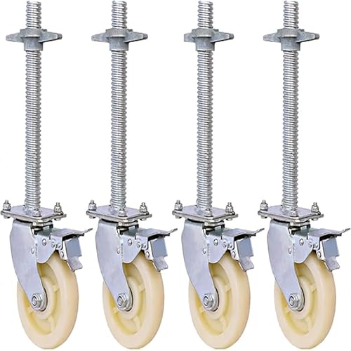 �P�ǃp�C�v�p�L���X�^�[ �˂��t���X�e�� �ω׏d��800KG �S���ԗ� �ϖ��� �ȒP�ݒu ��t�� DIY ��ԁE�Ƌ�E���[�����O���� �X�܁E�H��E�q�� �^���p 4�Z�b�g MumuElf (300*185*35cm,A4��)