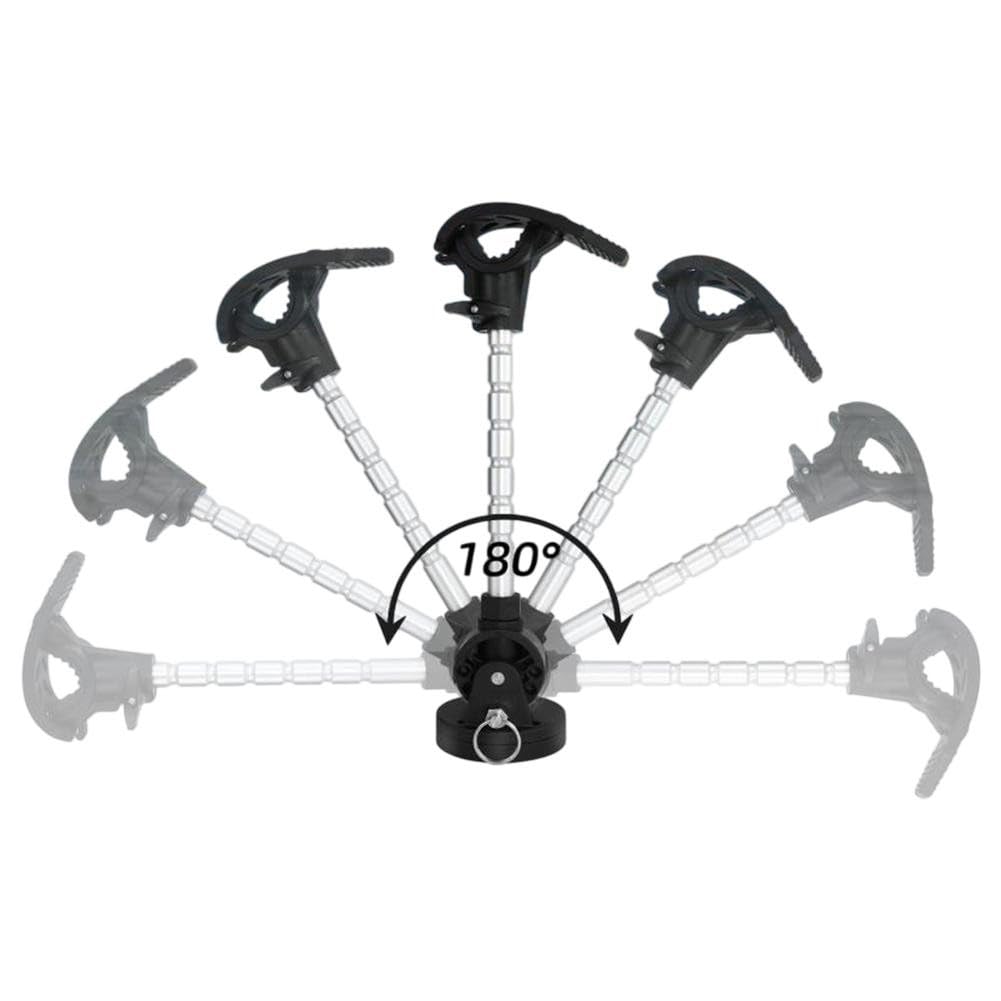 Moteur de pêche à la traîne réglable à 180 degrés pour support stabilisateur pour moteurs Minn Kota Bow-Mount (2007C2023), 304 pour acier inoxydable pour aluminium de qualité marine