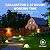 qzzwbbtc Garden Decoration, Cracked Glass Solar Globe Lights for Yard Pathway Patio Halloween Christmas Outside Decor,Warm White 2 Pack 50 LED(4.7”)