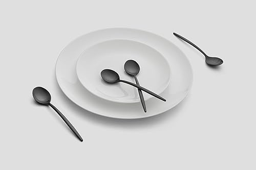 Miniatura 3 de Cambridge Silversmiths - Cuchara demi de satén negro (4 unidades, 0 unidades)