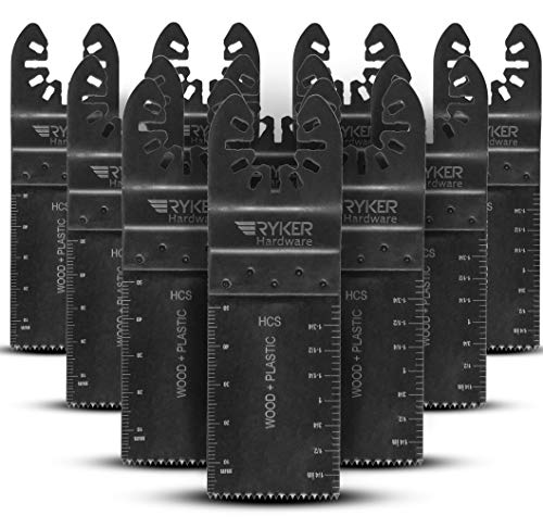 Crazy Deals Wood Oscillating Saw Blades for Multitools: Fein Multimaster, Porter Cable, DeWalt, Bosch, Dremel, Craftsman, Ridgid, Ryobi, Makita, Milwaukee, Rockwell, Chicago Electric (Quick Release)