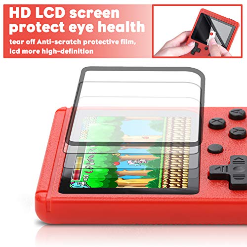 Fivejoy-Consola-de-Juegos-Portatil-Consola-Retro-Juegos-Clasicos-Juegos-Electronicos-Portatiles-Soporte-TV-Juegos-Portatiles-y-Dos-Jugadores-Regalo-de-los-Reyes-para-los-Ninos-Rojo Fivejoy-Consola-de-Juegos-Portatil-Consola-Retro-Juegos-Clasicos-Juegos-Electronicos-Portatiles-Soporte-TV-Juegos-Portatiles-y-Dos-Jugadores-Regalo-de-los-Reyes-para-los-Ninos-Rojo