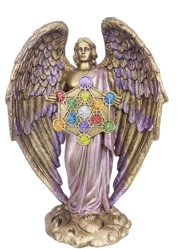 La mejor selección de La Vida en Cuba disponible en línea para comprar. 33 S/M Arte Atilano Arcángel Metatrón Judaísmo Ángel sosteniendo Flor Sagrada de la Vida geométrica Cubo Estatua de 25 cm de Alto escriba, angélica Celestial profeta Enoc