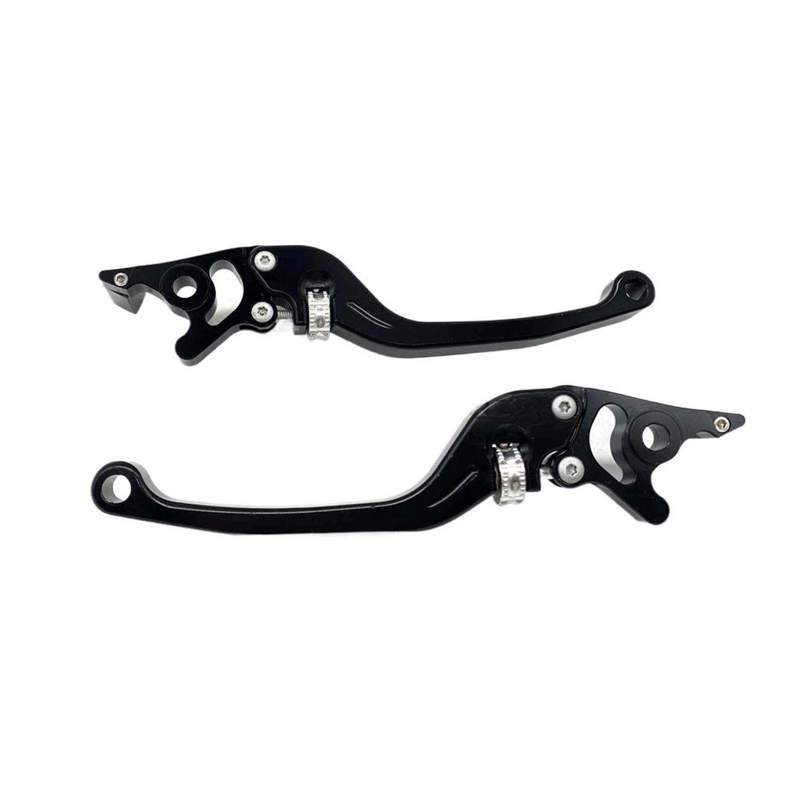 Ewsjg Black Motorcycle Adjustable Brake Clutch Lever Handle Hydraulic Levers Universal For Hon&Da For Yam&Aha For Kawa&Saki Clutchs Brakes Handle Levers