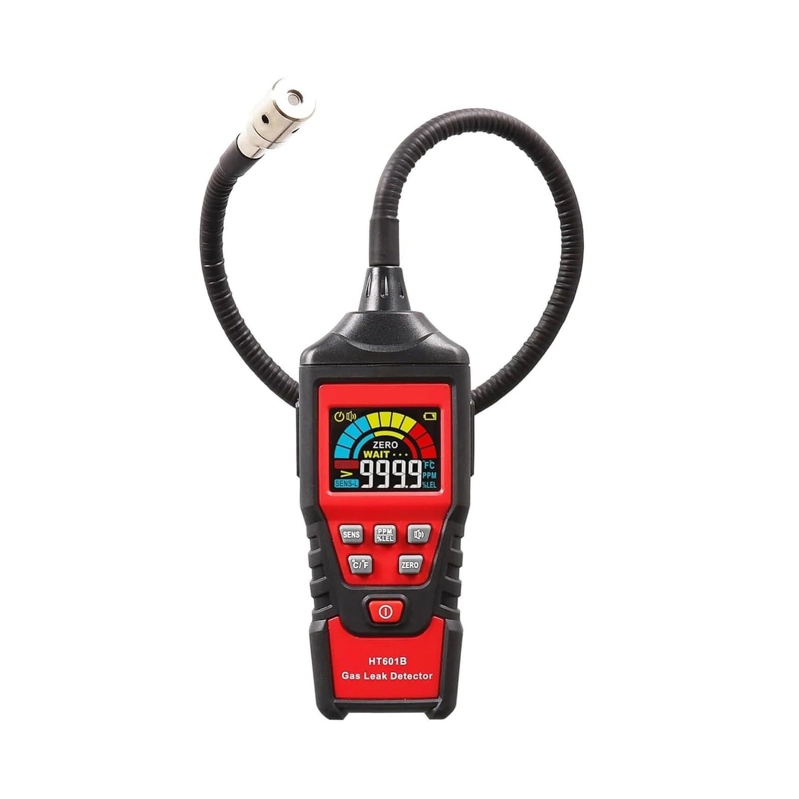 monitor di co2, Rilevatore Di Gas Per Perdite HT601A HT601B 0 1000 Ppm Allarme Sonoro E Display Metano Naturale Infiammabile Per Lavoro Casa per casa, ufficio, auto(Ht601b)