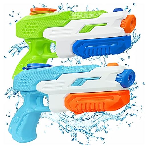 ANDSTON Water Guns for Kids Adults, 2 Pack Super Squirt Guns, 600CC Water Soaker Blasters Long Range Water Gun Toy for Boys Summer Swimming Pool Beach Sand Water Fighting
