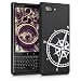 Produktbild kwmobile Hülle kompatibel mit BlackBerry KEYtwo (Key2) - Handyhülle - Handy Case Kompass Vintage Weiß Schwarz