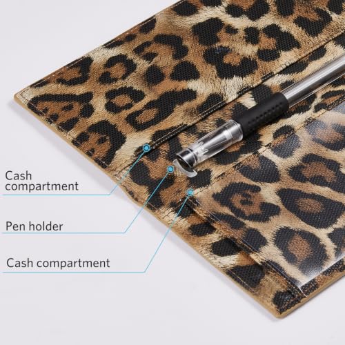 Image of CoBak Checkbook Cover for Women & Men - PU Leather Case with RFID Blocking | Classic Design Check Book Holder for Personal and Business
