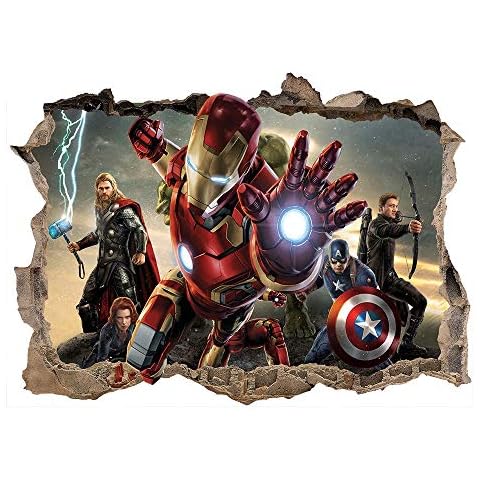 Pegatinas de pared Iron Man de Kibi Store Cover