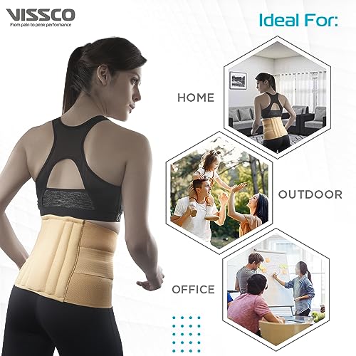 Image of Vissco Sacro Lumbar Back Belt - Medium (12-inch)