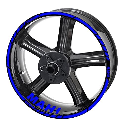 Felgenband Reflektierender Motorrad-Aufkleber, Felgen-Aufkleber Für Yamaha YZF R1 R3 R15 R1m R6 Mt07 Mt09 FZ6 Raptor R15 Wr450f Hp4 (Color : 3)