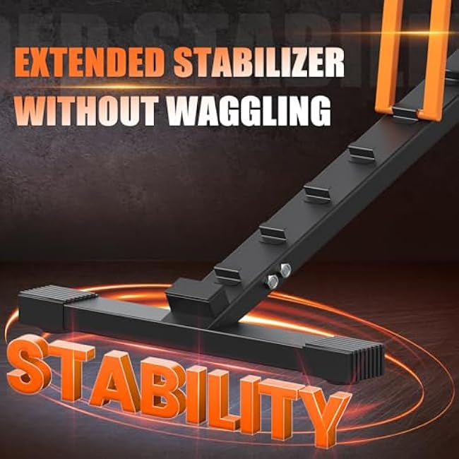 700LBS Adjustable Weight Bench with Headrest - Foldable Workout Bench Press with Thickened Steel for Home Gym,Incline Strength Training Exercise Bench for Full Body with 3 Sec Fast Folding