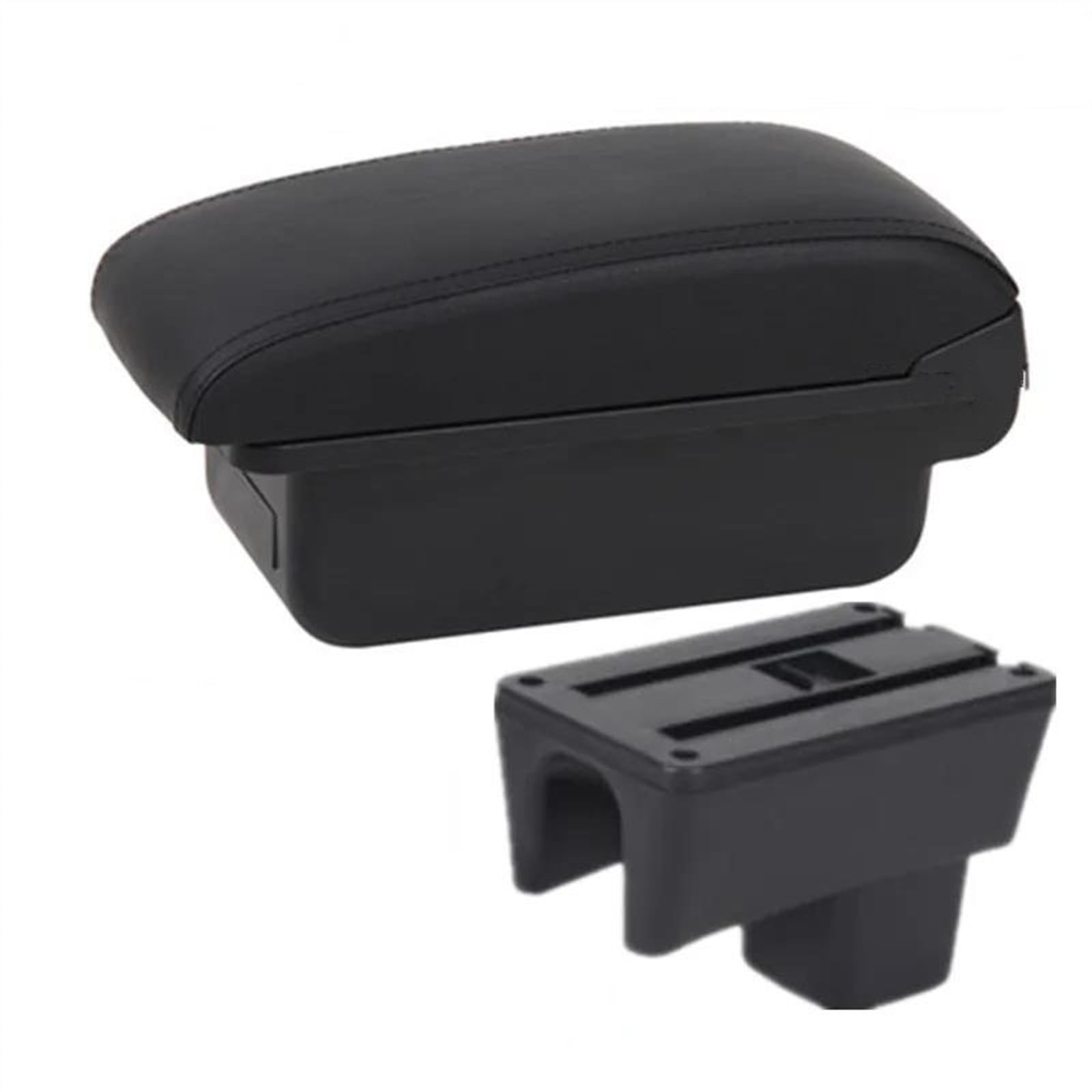 Car Interior Accessories Center Console Storage Box Multifunctional Armrest For Swift 2005-2024(A2 black line No USB)