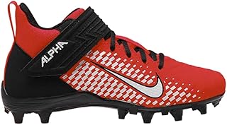 kids orange football cleats