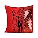 Générique Banksy Punk Mum Anarchy Street Art Oreiller à Paillettes Cadeau drôle Sequin Pillow Case Gift, Decorative Cushion Pillow Cover 40 x 40 cm (avec Insert d'oreiller)