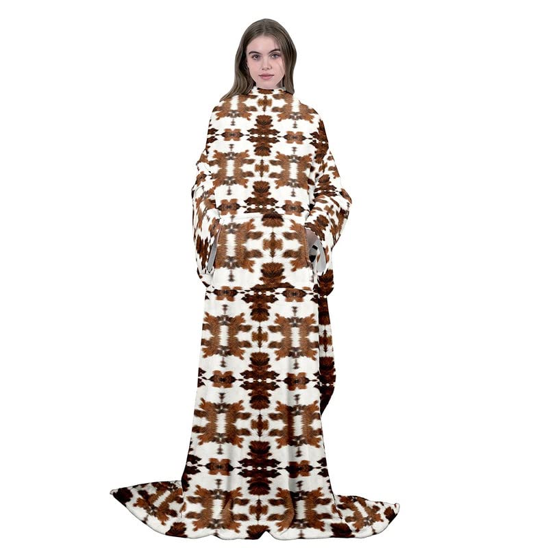 Guitar Wearable Fleece Blanket with Sleeves for Adult Kids Women Men, Rock Music Micro Plush Comfy Wrap Sleeved Throw Blanket, Guitar Instruments Soft Plush Throw Blanket with Sleeves, 50"x50"