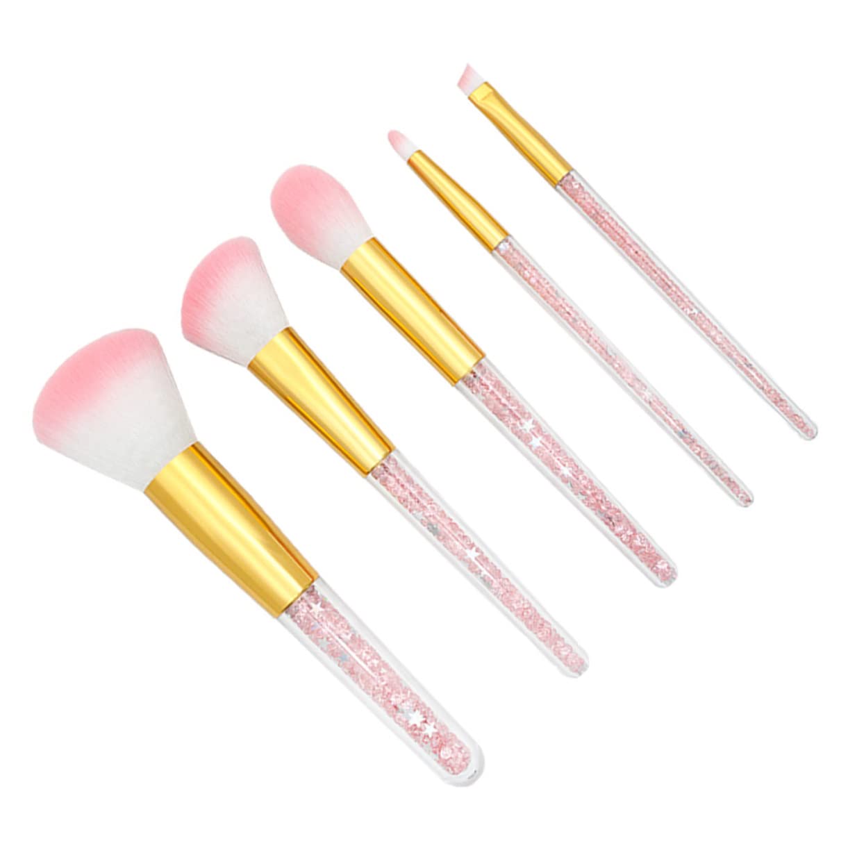 Set Da 15 Pezzi Pennelli Per Cipria Pennelli Cosmetici Per Il Viso Pennelli Da Trucco Diamantati Pennelli Per Il Trucco Degli Occhi Abito Pennello Per Il Viso Cristallo Mancare