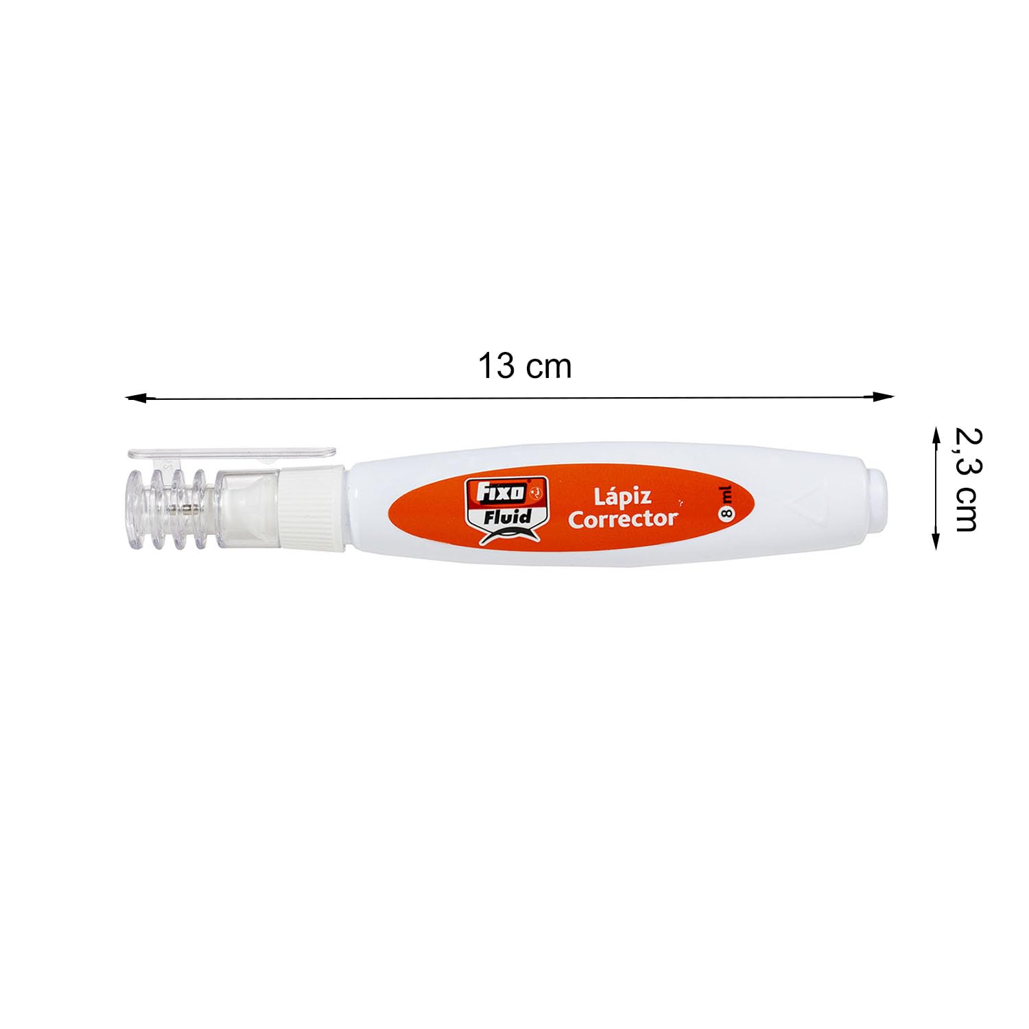 FIXO Fluid 00030600－Lápiz corrector de escritura blanco