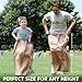 JOYIN 6 Pack Large Burlap Potato Sack Race Bags, 39