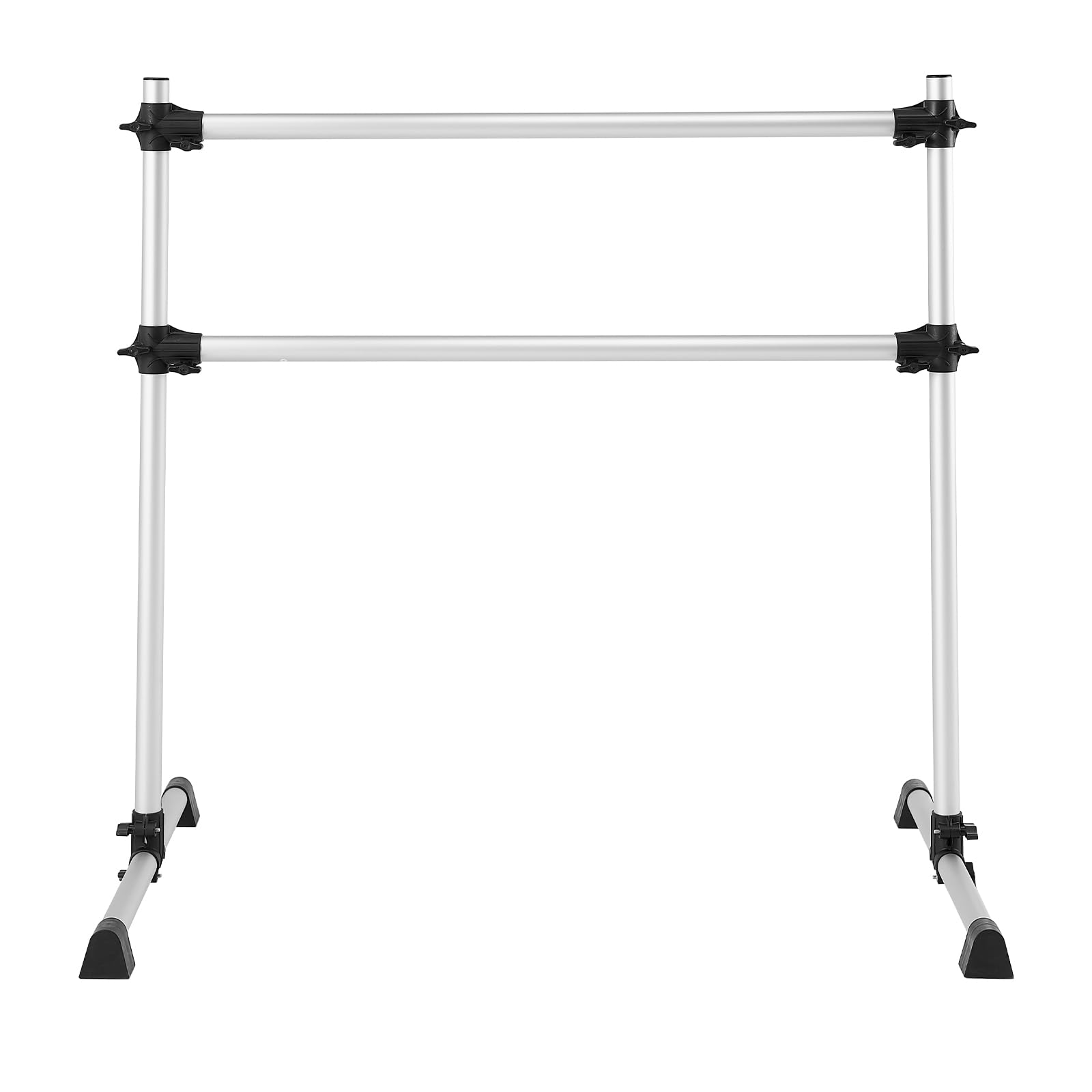 VEVOR Sbarra per Balletto Danza Classica, Sbarra Doppia Autoportante capacità Carico 136 kg, Altezza Regolabile 170-1165 mm, in Alluminio per Danza Stretching, Allenamento dell'Equilibrio