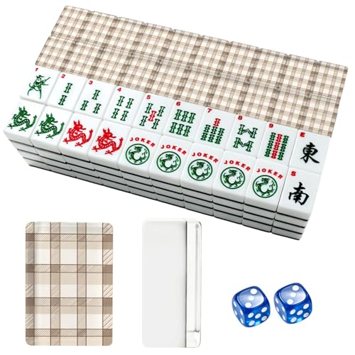 Set de Fichas American Mahjong con Bolsa y Accesorios miniatura 1