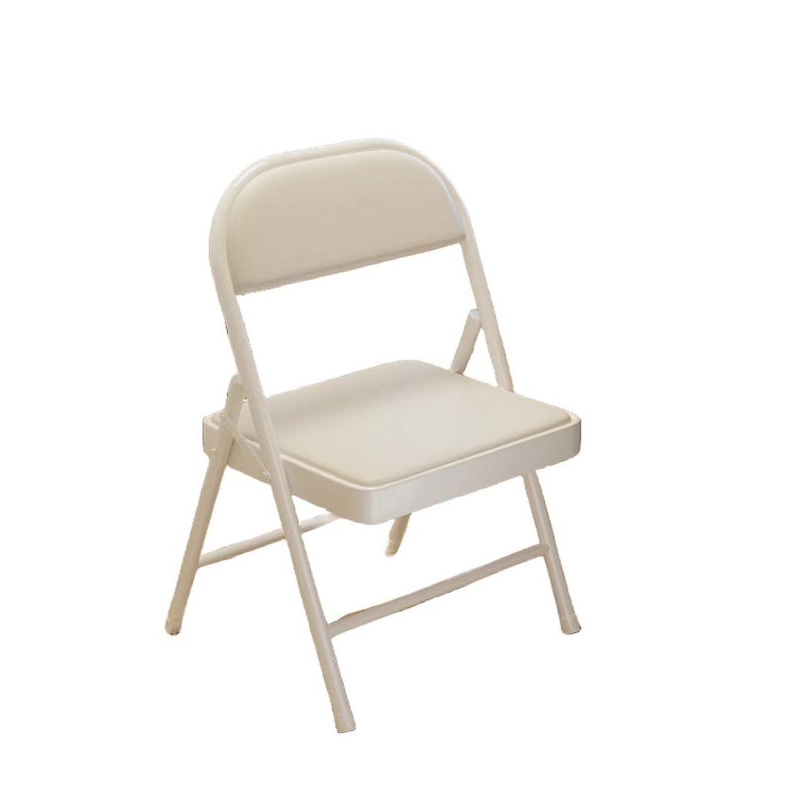 Juego de 6 sillas plegables en blanco y negro, cómodas y acolchadas, para fiestas y eventos, silla de oficina plegable con capacidad de 200 kg