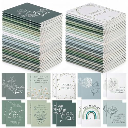 Bloc de notas de salud mental Eaasty con 100 cuadernos de afirmación positiva para adultos
