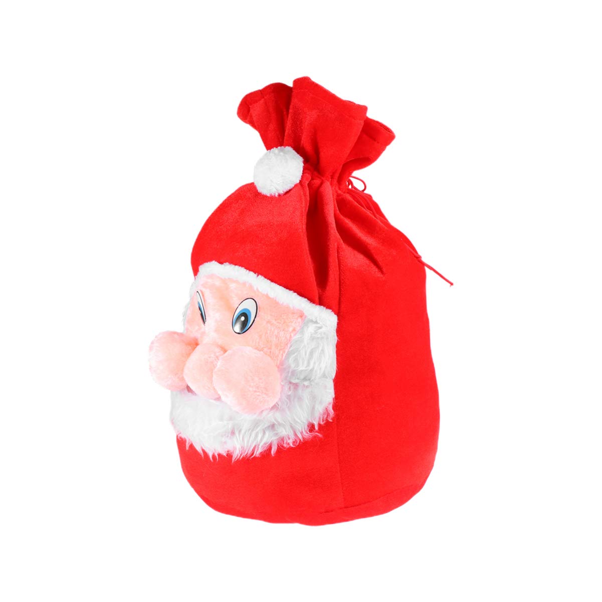 ABOOFAN 3 Piezas bolsa de de dulces de navidad saco de papá noel bombones para regalar ornamento bolsas de envolver con cordón bolsa de navidad largo bolsa de dulces bolso de mano