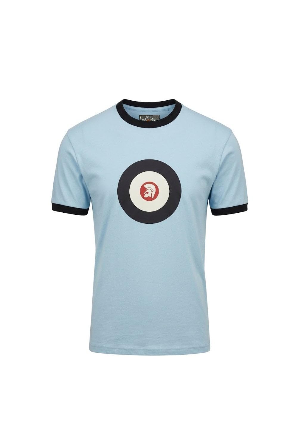 Trojan Men's Target Logo Ringer T=Shirt - TR/9090
