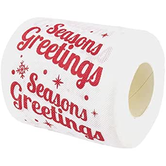 Fairly Odd Novelties Season's Greeting Holiday Novelty Toilet Paper