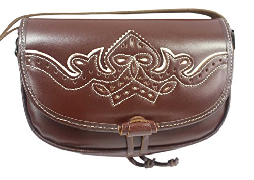 Funrey Bolso Piel Bandolera convertible en Riñonera con cinturón y de mano. Medidas 21x6x14cm