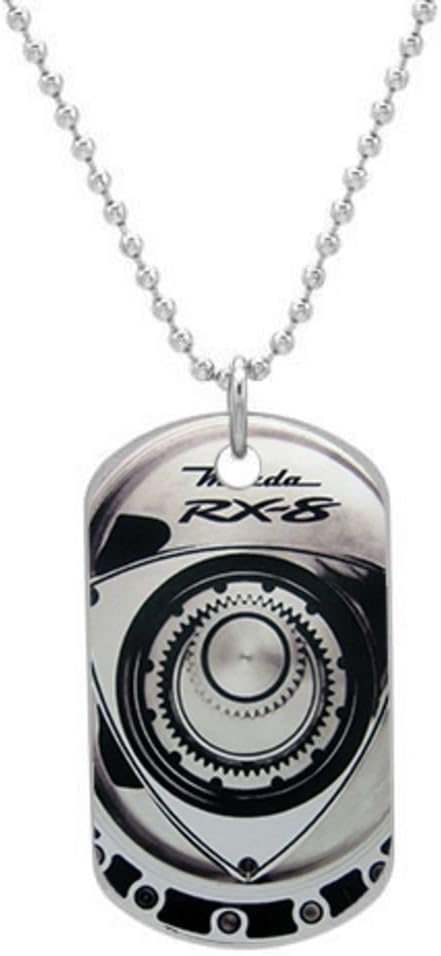 NEW MAZDA RX-8 ROTARY 13B ENGINE Customized Dog Tag Pet Tags Dogtag (One Side) Size:1.2X2X0.1 inches Necklace Charm Unique Gift