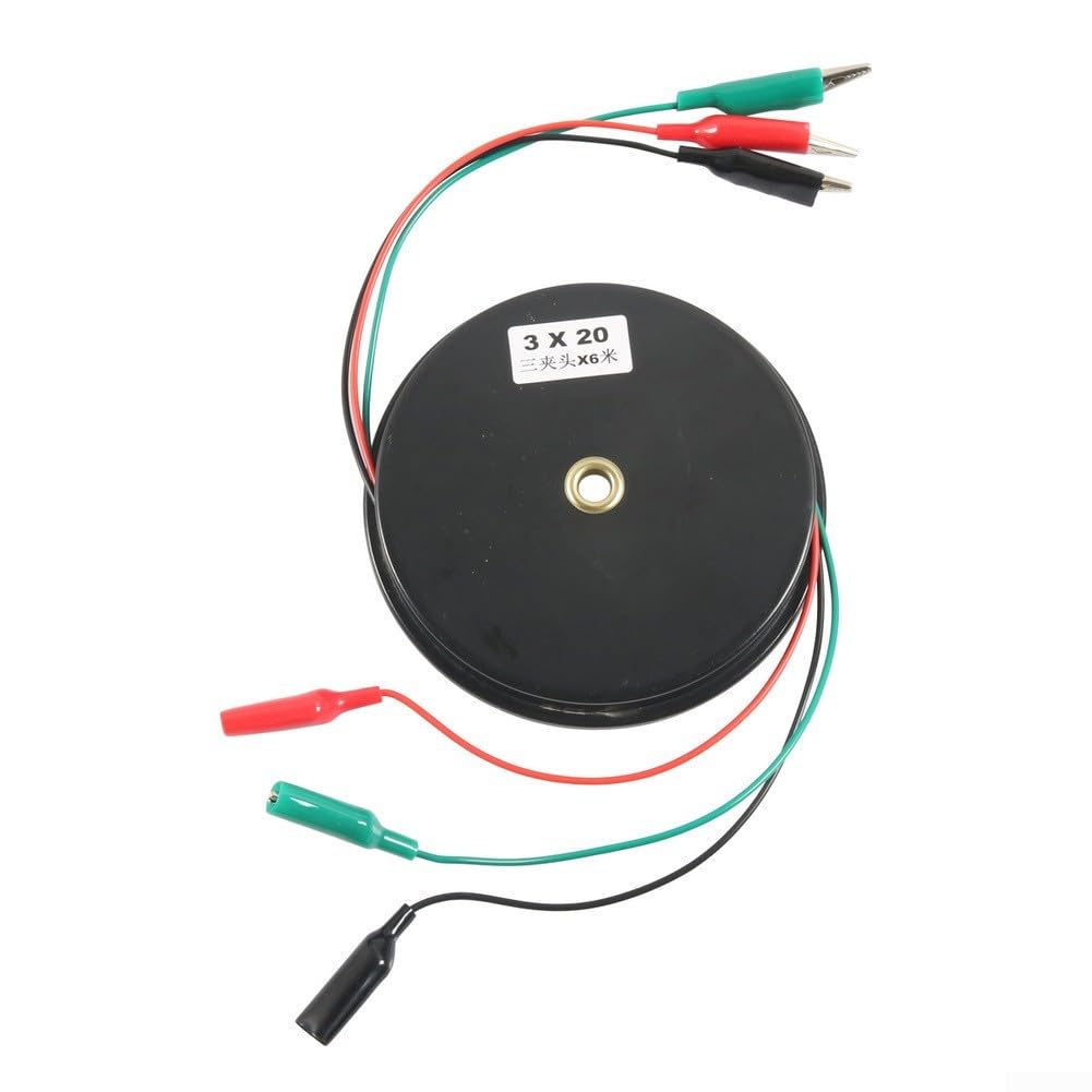 Cables de prueba retráctiles de cobre calibre 18 con clips aislados para coche